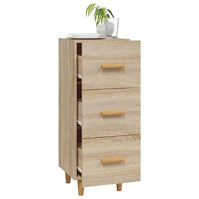 Dressoir 34,5x34x90 cm bewerkt hout sonoma eiken Dressoir 34,5x34x90 cm bewerkt hout sonoma eiken