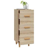 Dressoir 34,5x34x90 cm bewerkt hout sonoma eiken - thumbnail