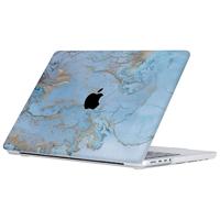Lunso MacBook Pro 14 inch (2021-2024) cover hoes - case - Marble Ariel - thumbnail
