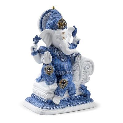 Wit & Blauw Ganesh Meditatie