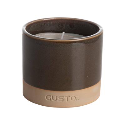 Gusta Geurkaars Keramiek 10x8,5Cm Groen