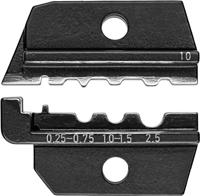 Knipex 97 49 10 Krimpinzetstuk Ongeïsoleerde knelkabelschoenen, Ongeïsoleerde knelverbinders, Ongeïsoleerde doorverbinders 0.75 tot 2.5 mm² Geschikt voor merk - thumbnail