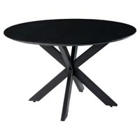 Oslo Black Round 130 cm-12665 - thumbnail