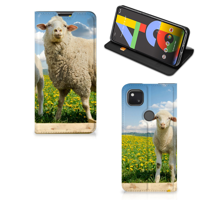 Google Pixel 4a | Hoesje maken | Schaap en Lammetje - thumbnail