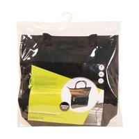 DRESCO shopper fietstas - pakaftas 20 liter - zwart - thumbnail