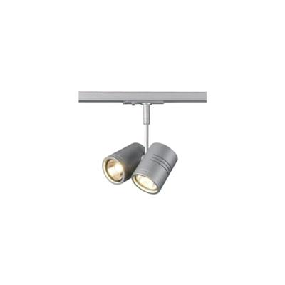 SLV Railspot dubbelBima 2 1-fase grijs - 143432