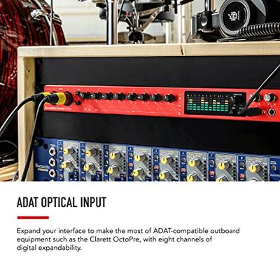 Focusrite Clarett+ 8Pre USB audio interface - thumbnail