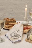 Clayre & Eef Pannenlap haan 20x20cm - thumbnail