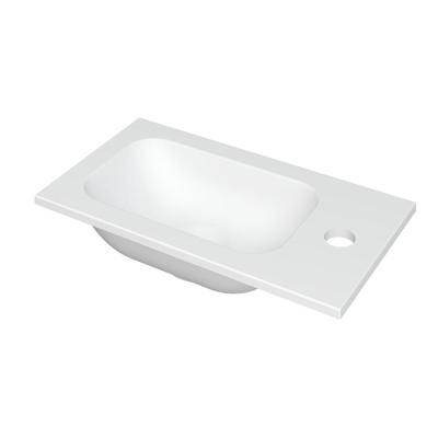 INK - Fontein Polystone met Kraangat Universeel - 400x220x10 mm - Mat Wit