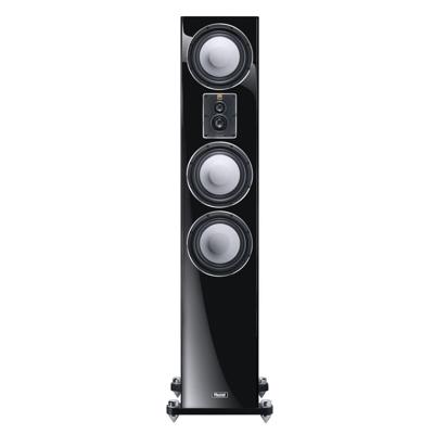 Magnat Signature 707, zwart, 1 stuk. - Dynamische 4-weg staande luidspreker met luxe hoogglans-voorkant voor fantastisch stereo- en thuisbioscoopgeluid
