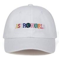 ASTROWORLD papa Hat 100% katoen hoge kwaliteit borduurwerk Baseball Caps Unisex Travis Scott(WHITE) - thumbnail