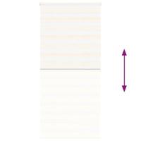 Zebra rolgordijn 100x200 cm stofbreedte 95,9 cm marmerbeige - thumbnail