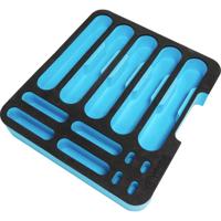 Adam Hall 87402 MI 19 inch schuim inlay voor microfoons & beltpacks - thumbnail