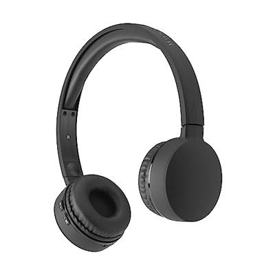 Cellularline Muziekgeluid Bluetooth-hoofdtelefoon, draadloze headset met microfoon, led-indicator en afstandsbediening, zwart