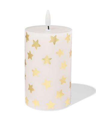 HEMA Led stompkaars 7.5x12x7.5cm ster wit