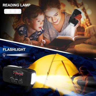 Technaxx TX-238 Noodradio AM, FM Noodradio Handslinger, Zonnepaneel, Zaklamp, Oplaadbaar Zwart Technaxx TX-238 Noodradio AM, FM Noodradio Handslinger, Zonnepaneel, Zaklamp, Oplaadbaar Zwart