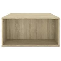 Salontafel 90x67x33 cm bewerkt hout sonoma eikenkleurig - thumbnail