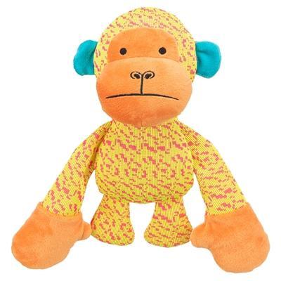 Trixie aap stof geel / oranje Trixie aap stof geel / oranje