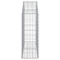 Schanskorf gewelfd 100x30x80/100 cm gegalvaniseerd ijzer - thumbnail