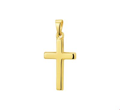 TFT Hanger geelgoud Kruis 11,5 x 18 mm