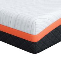 Matrassen Wit, Grijs 120 x 200 cm 100% polyester jacquard stof - thumbnail