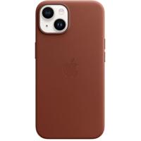 Apple leather case iPhone 14 Umber - thumbnail