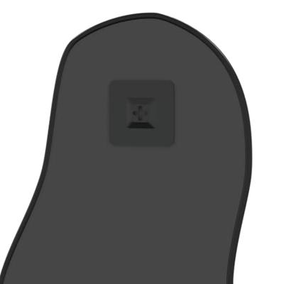 VidaXL Wandspiegel 80x35 cm zwart VidaXL Wandspiegel 80x35 cm zwart