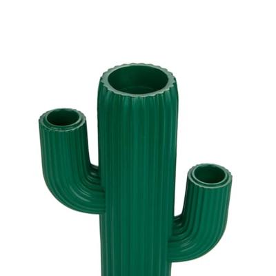Candle holder Cactus green resin Candle holder Cactus green resin