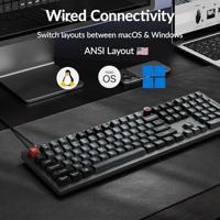 Keychron V6 8K brown toetsenbord - thumbnail