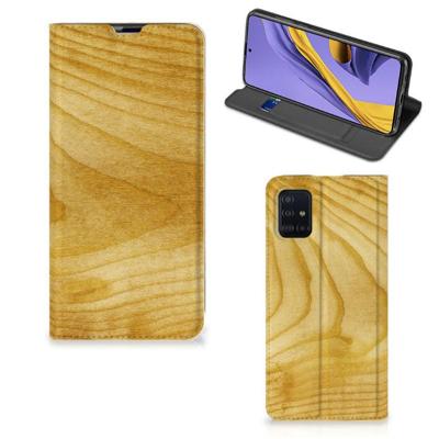 Samsung Galaxy A51 Book | Wallet Case | Licht Hout