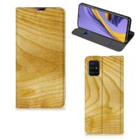 Samsung Galaxy A51 Book | Wallet Case | Licht Hout - thumbnail
