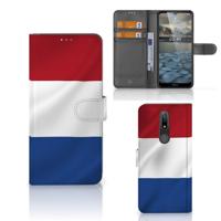 Nokia 2.4 | Bookstyle Case | Nederlandse Vlag - thumbnail