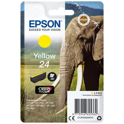 Epson 24 (Elephant) Yellow Ink