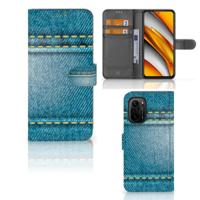 Poco F3 | Xiaomi Mi 11i Wallet Case met Pasjes Jeans - thumbnail