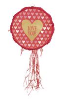 Trekpiñata Love You Hartjes - 40cm - thumbnail
