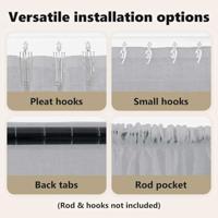 VidaXL Voile gordijn 2 pcs donkergrijs 225 x 140 cm polyester - thumbnail