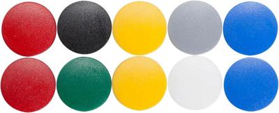 Magneet MAUL Solid 20mm 300gr assorti 10 stuks