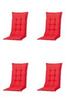 Kussen hoog 50x123 Panama rood (4 stuks) Madison - Madison - thumbnail