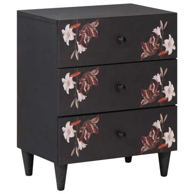 Nachtkastje Multikleur 50 x 33 x 60 cm Massief Mango Hout