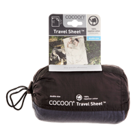 Cocoon Travel Sheet Double Insectshield Egyptian Cotton Lakenzak Elephant Grey - thumbnail