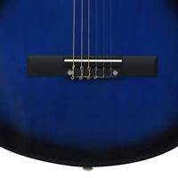 VidaXL Gitaar cutaway met 6 snaren western klassiek 38" getint blauw - thumbnail