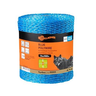 Gallagher TurboLine kunststofdraad blauw 400m - 075829 075829