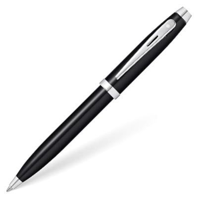 Sheaffer SF-E2933851 Balpen 100 Glossy Black Lacquer Chrome Plated