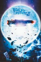 Poster Back to the Future - Flying Delorean 61x91,5cm - thumbnail