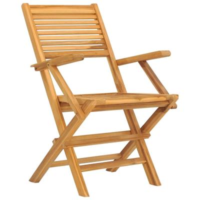 Tuinstoelen inklapbaar 6 st 55x62x90 cm massief teakhout