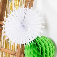Licht groene Honeycomb Bol - 30cm - thumbnail