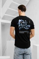 Off The Pitch Blossom T-Shirt Heren Zwart - Maat M - Kleur: Zwart | Soccerfanshop - thumbnail
