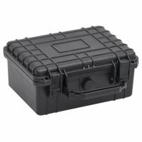 VidaXL Flightcase draagbaar 24x19x11 cm pp zwart - thumbnail