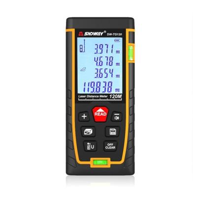 SNDWAY dubbele horizontale Bubble meetzoeker Laser afstand meter bereik hand gereedschap apparaat SW-TG120