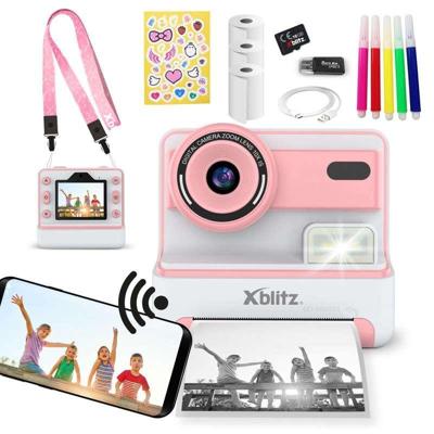 FLASH PINK Instantcamera met thermische printer voor kinderen
